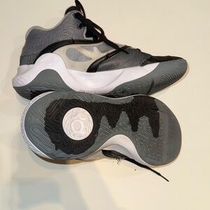 Gray and Black Athletic Sneakers